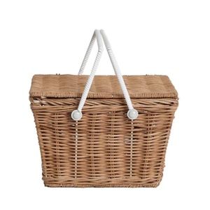 Ollie Ella Piki Rattan Basket in Natural